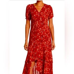 Like New! Nanette Lepore Crossover Midi Dress ❤️